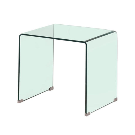 Ripley Clear Square End Table by Coaster at Eve Furniture