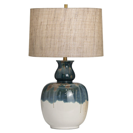 Ripley Gourd Blue Table Lamp by Crestview at Eve Furniture