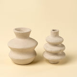Ripple Paper Mache Bud Vase, Set of 4 by Mercana at Eve Furniture