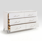 Ripple White Dresser by Homelegance at Eve Furniture