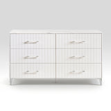 Ripple White Dresser by Homelegance at Eve Furniture