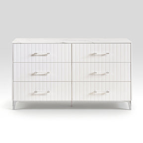 Ripple White Dresser by Homelegance at Eve Furniture