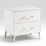 Ripple White Led Panel Bedroom Set by Homelegance at Eve Furniture