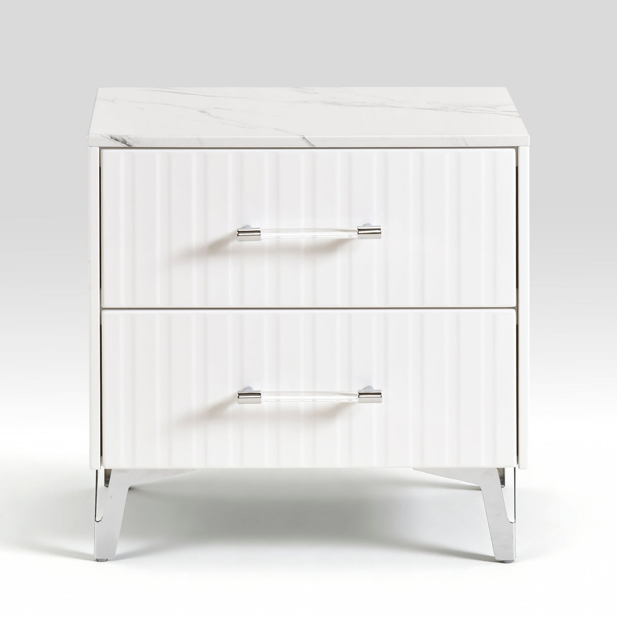 Ripple White Led Panel Bedroom Set by Homelegance at Eve Furniture