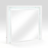 Ripple White Led Panel Bedroom Set by Homelegance at Eve Furniture