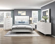 Ripple White Led Panel Bedroom Set by Homelegance at Eve Furniture