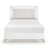 Ripple White Queen Bed by Homelegance at Eve Furniture