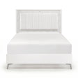Ripple White Queen Led Panel Bed by Homelegance at Eve Furniture