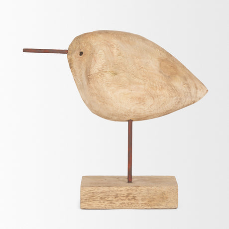 Riri Wooden Bird Decorative Object by Mercana at Eve Furniture