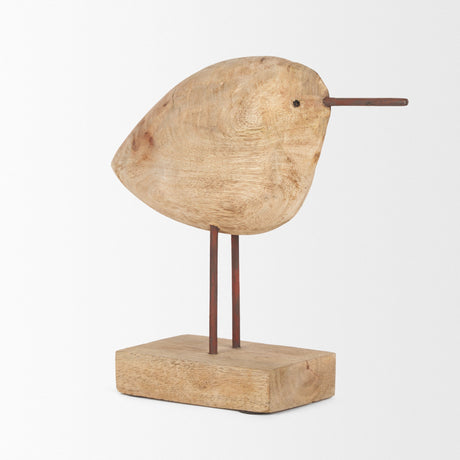 Riri Wooden Bird Decorative Object by Mercana at Eve Furniture