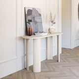 Risan Console Table Whitewashed by Zuomod at Eve Furniture