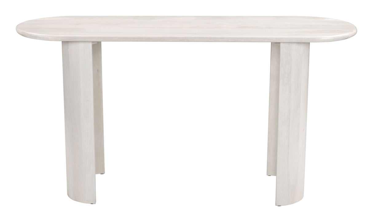 Risan Console Table Whitewashed by Zuomod at Eve Furniture