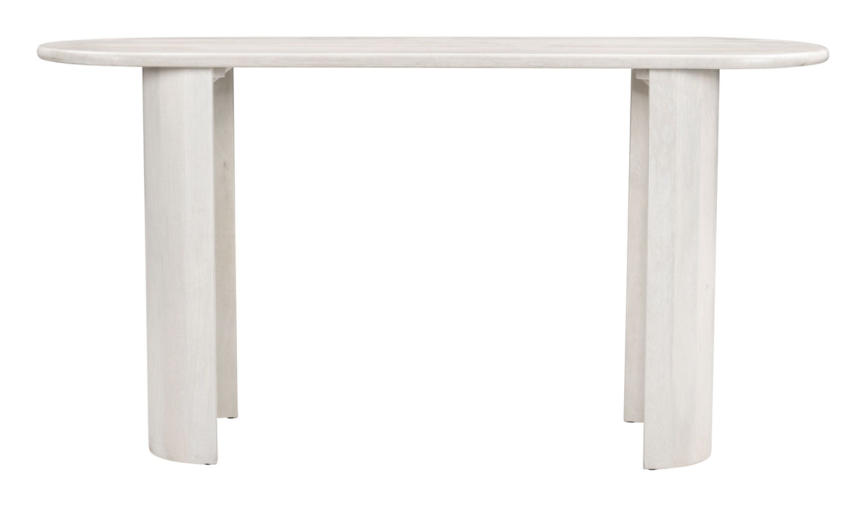 Risan Console Table Whitewashed by Zuomod at Eve Furniture