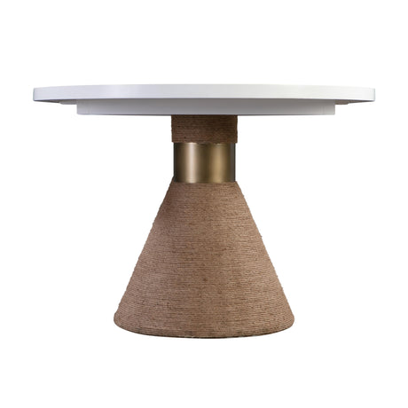 Rishi Rope 120" Oval Dining Table by TOV Furniture at Eve Furniture