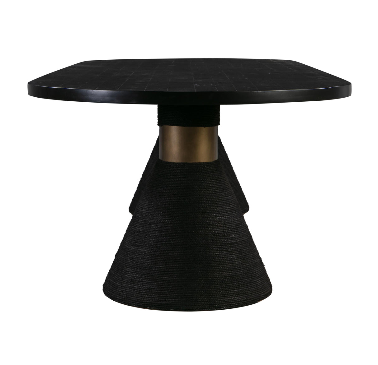 Rishi Rope 120" Oval Dining Table by TOV Furniture at Eve Furniture