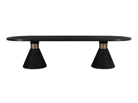 Rishi Rope 120" Oval Dining Table by TOV Furniture at Eve Furniture