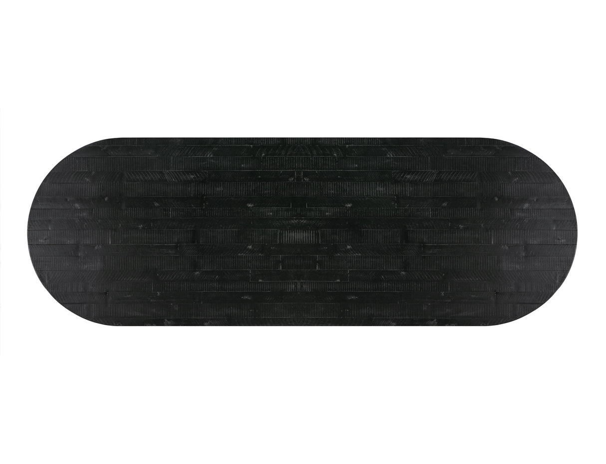 Rishi Rope 120" Oval Dining Table by TOV Furniture at Eve Furniture