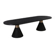 Rishi Rope 120" Oval Dining Table by TOV Furniture at Eve Furniture