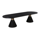 Rishi Rope 120" Oval Dining Table by TOV Furniture at Eve Furniture