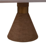Rishi Rope 120" Rectangular Dining Table by TOV Furniture at Eve Furniture