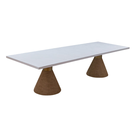 Rishi Rope 120" Rectangular Dining Table by TOV Furniture at Eve Furniture