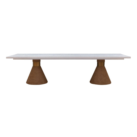Rishi Rope 120" Rectangular Dining Table by TOV Furniture at Eve Furniture
