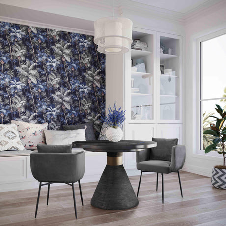 Rishi Rope 48" Round Dining Table by TOV Furniture at Eve Furniture