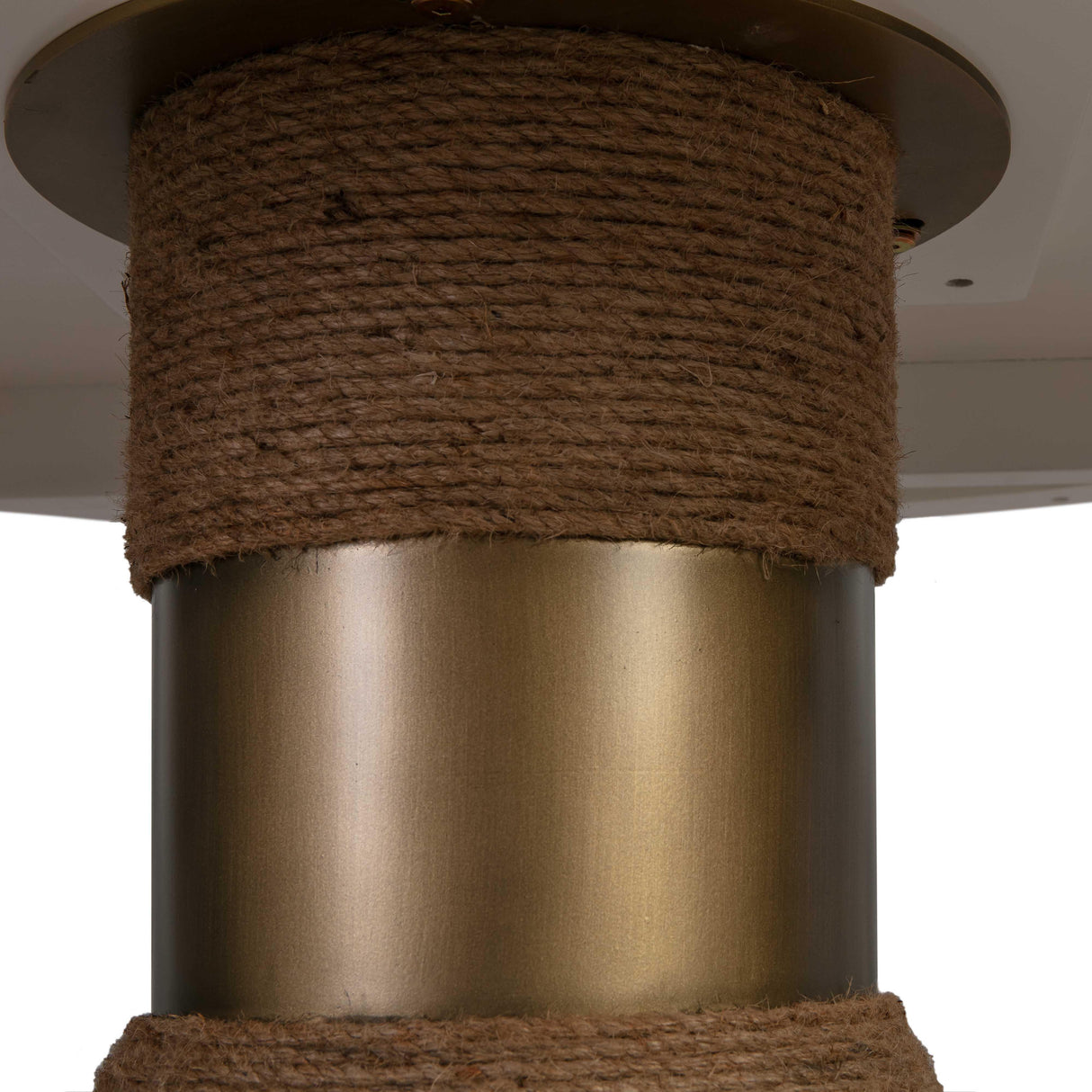 Rishi Rope 48" Round Dining Table by TOV Furniture at Eve Furniture