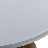 Rishi Rope 48" Round Dining Table by TOV Furniture at Eve Furniture