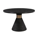 Rishi Rope 48" Round Dining Table by TOV Furniture at Eve Furniture