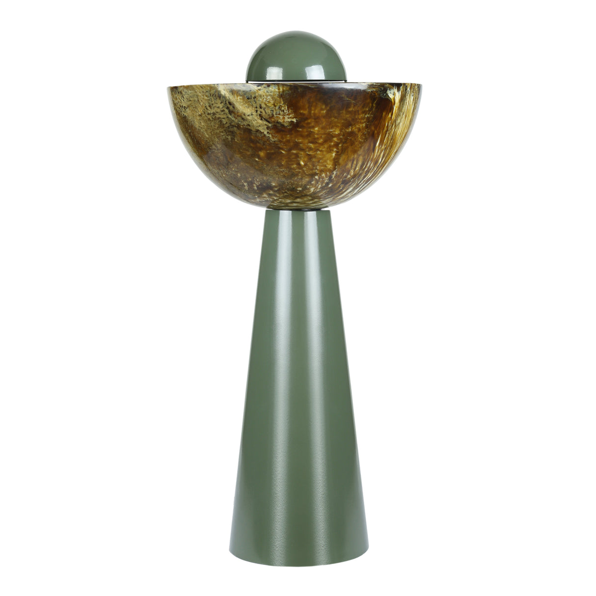 Rising Green Resin Table Lamp by TOV Furniture at Eve Furniture