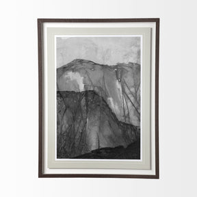 Rising Ridge I by Mercana Studio a Hand Embellished Textured Framed Art Print Matted under Glass by Mercana at Eve Furniture