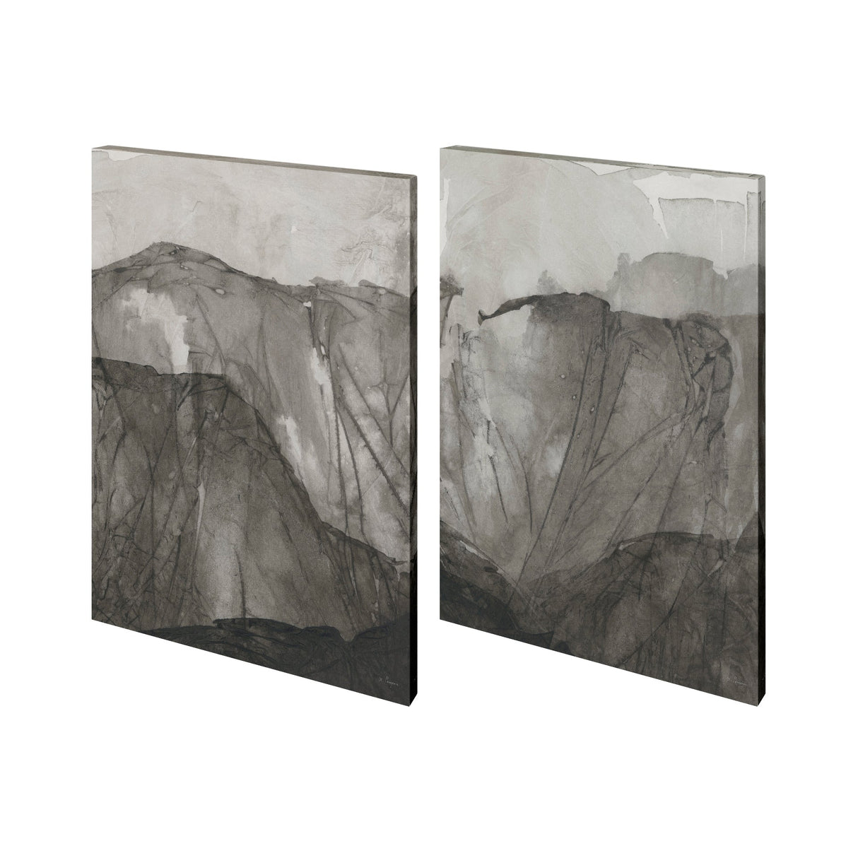 Rising Ridge I (Set 2) by Mercana Studio a Hand Embellished Textured Canvas by Mercana at Eve Furniture