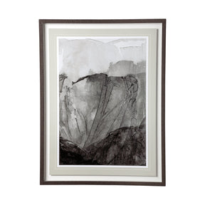 Rising Ridge II by Mercana Studio a Hand Embellished Textured Framed Art Print Matted under Glass by Mercana at Eve Furniture