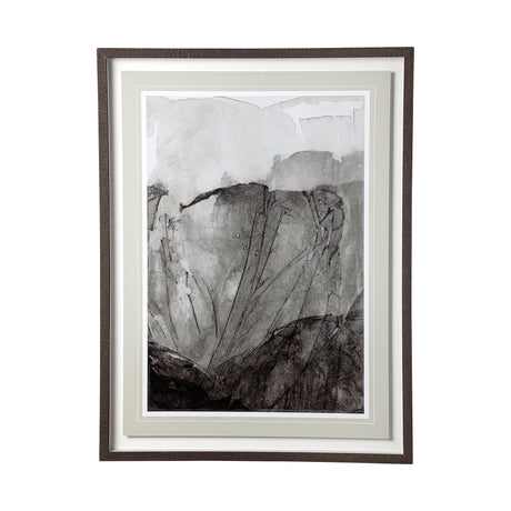 Rising Ridge II by Mercana Studio a Hand Embellished Textured Framed Art Print Matted under Glass by Mercana at Eve Furniture