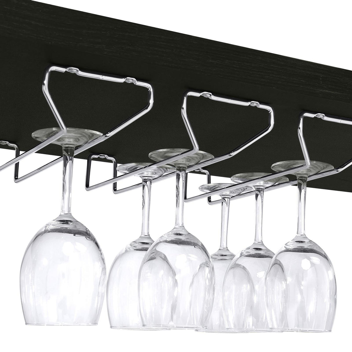 Risley Dark Charcoal 2-door Circular LED Home Bar with Wine Storage by Coaster at Eve Furniture