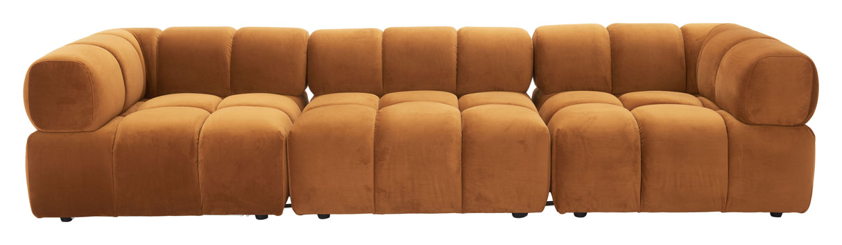 Rist Corner Chair Brown by Zuomod at Eve Furniture