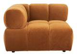 Rist Corner Chair Brown by Zuomod at Eve Furniture