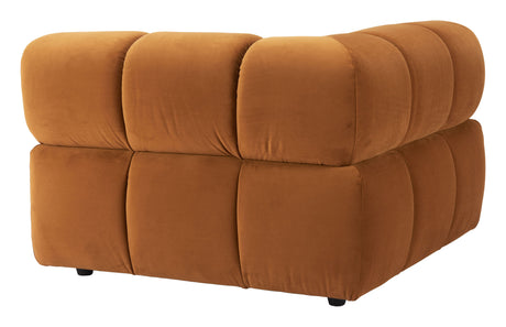Rist Corner Chair Brown by Zuomod at Eve Furniture