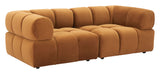 Rist Corner Chair Brown by Zuomod at Eve Furniture