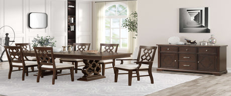 Rita Brown Dining Room Set by Cosmos Furniture at Eve Furniture