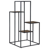 Rito Rustic Brown/Black 4-Tier Display Shelf