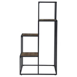 Rito Rustic Brown/Black 4-Tier Display Shelf by Coaster at Eve Furniture