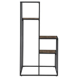 Rito Rustic Brown/Black 4-Tier Display Shelf by Coaster at Eve Furniture