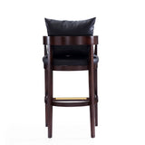 Ritz Barstool in Black and Dark Walnut (set of 3) by Manhattan Comfort at Eve Furniture
