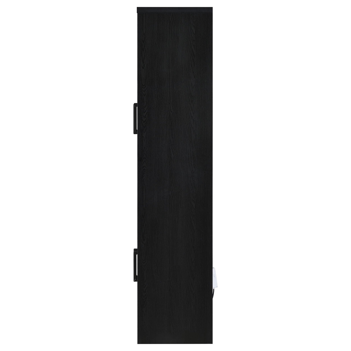 Riva Black 4-Door Tall Accent Display Cabinet with LED Lighting by Coaster at Eve Furniture
