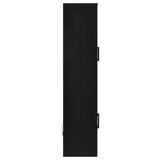 Riva Black 4-Door Tall Accent Display Cabinet with LED Lighting by Coaster at Eve Furniture