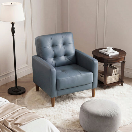 Riva Black Accent Chair by Homelegance at Eve Furniture