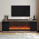 Riva Black Fireplace by New Era Innovations at Eve Furniture