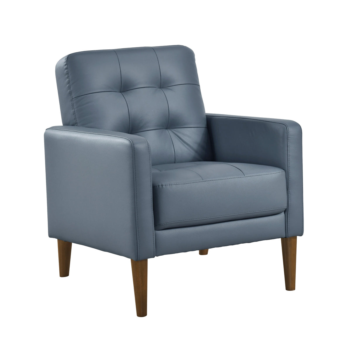 Riva Blue Accent Chair by Homelegance at Eve Furniture